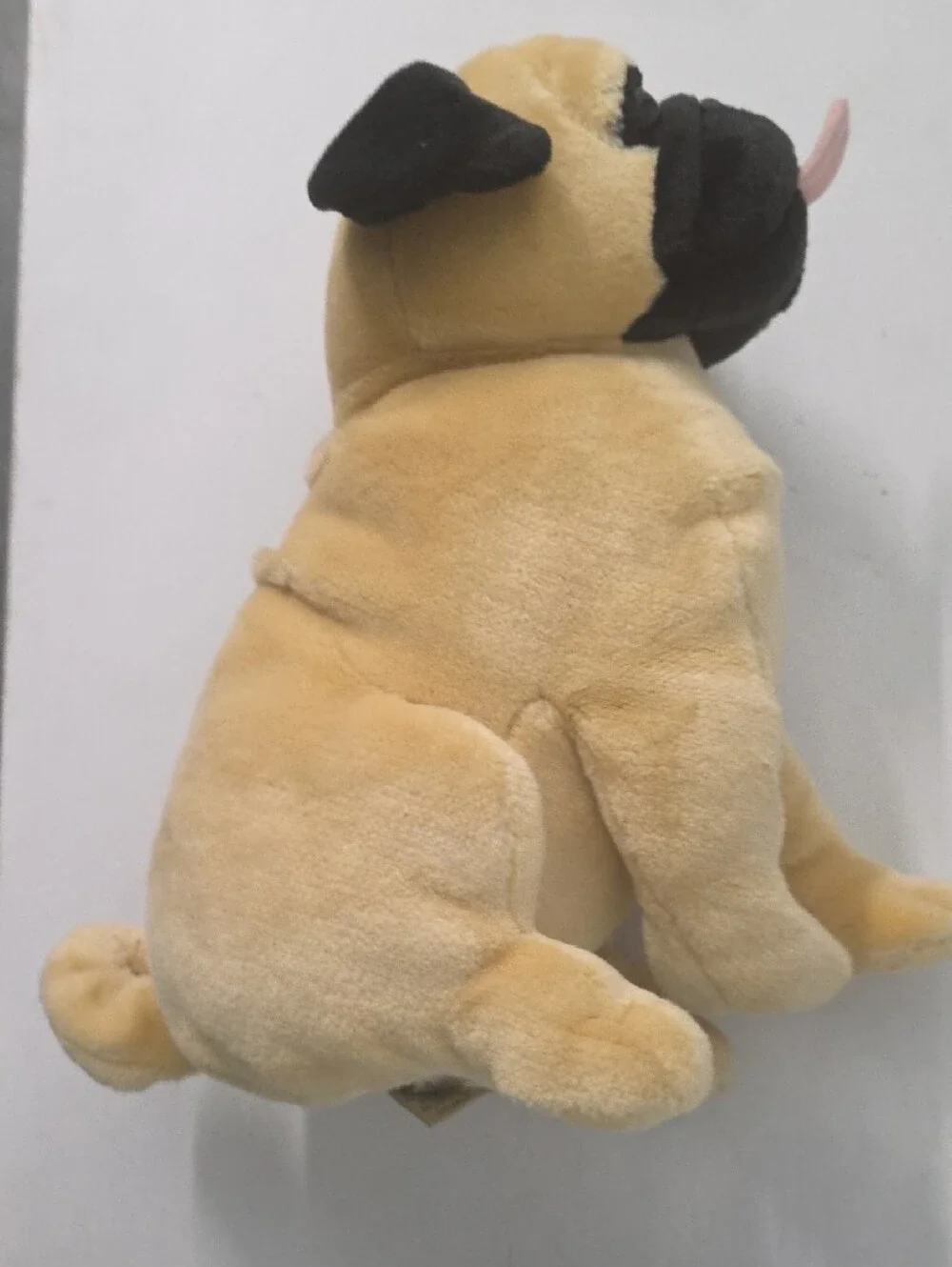 Plush Pug Dog Toy - Tan and Black Soft Plush Puppy